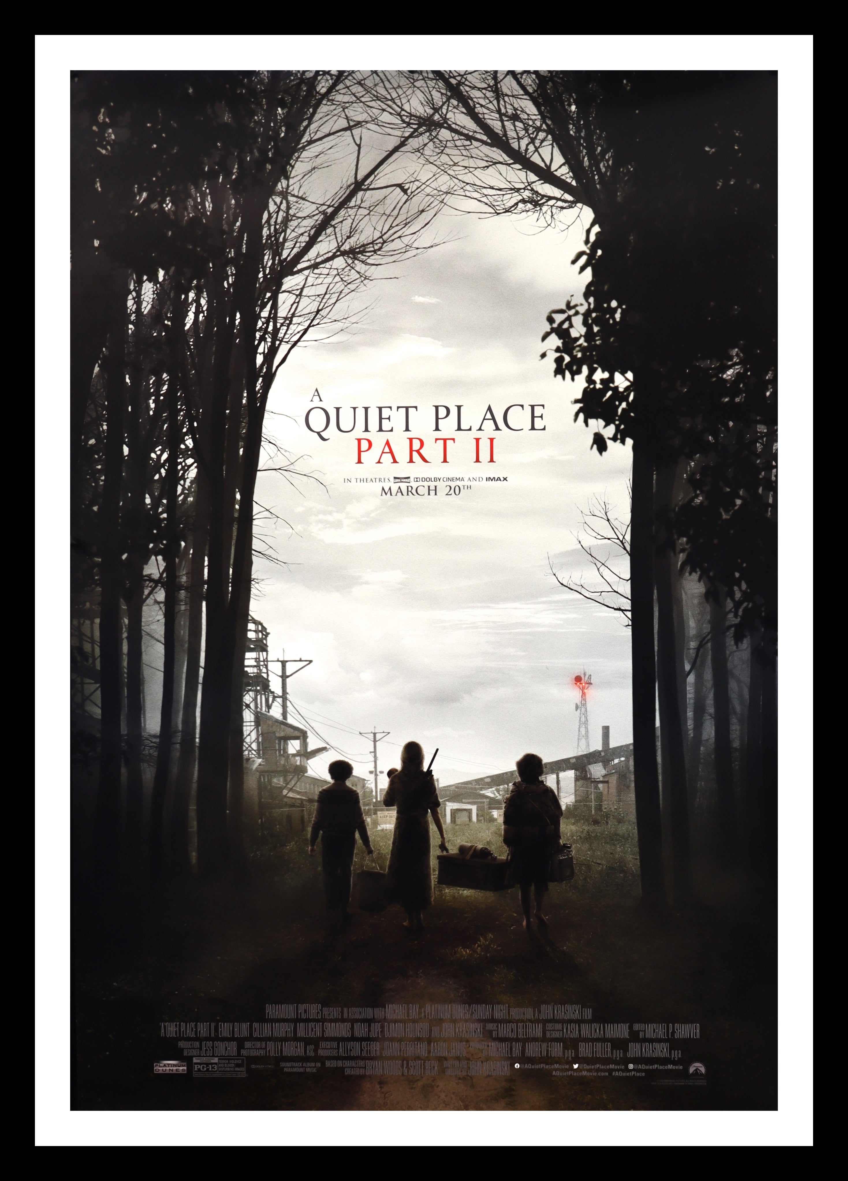 A Quiet Place Part 2 Original Movie Poster Famous Movie Posters a-quiet-place-part-2-original-movie-poster-famous-movie-posters