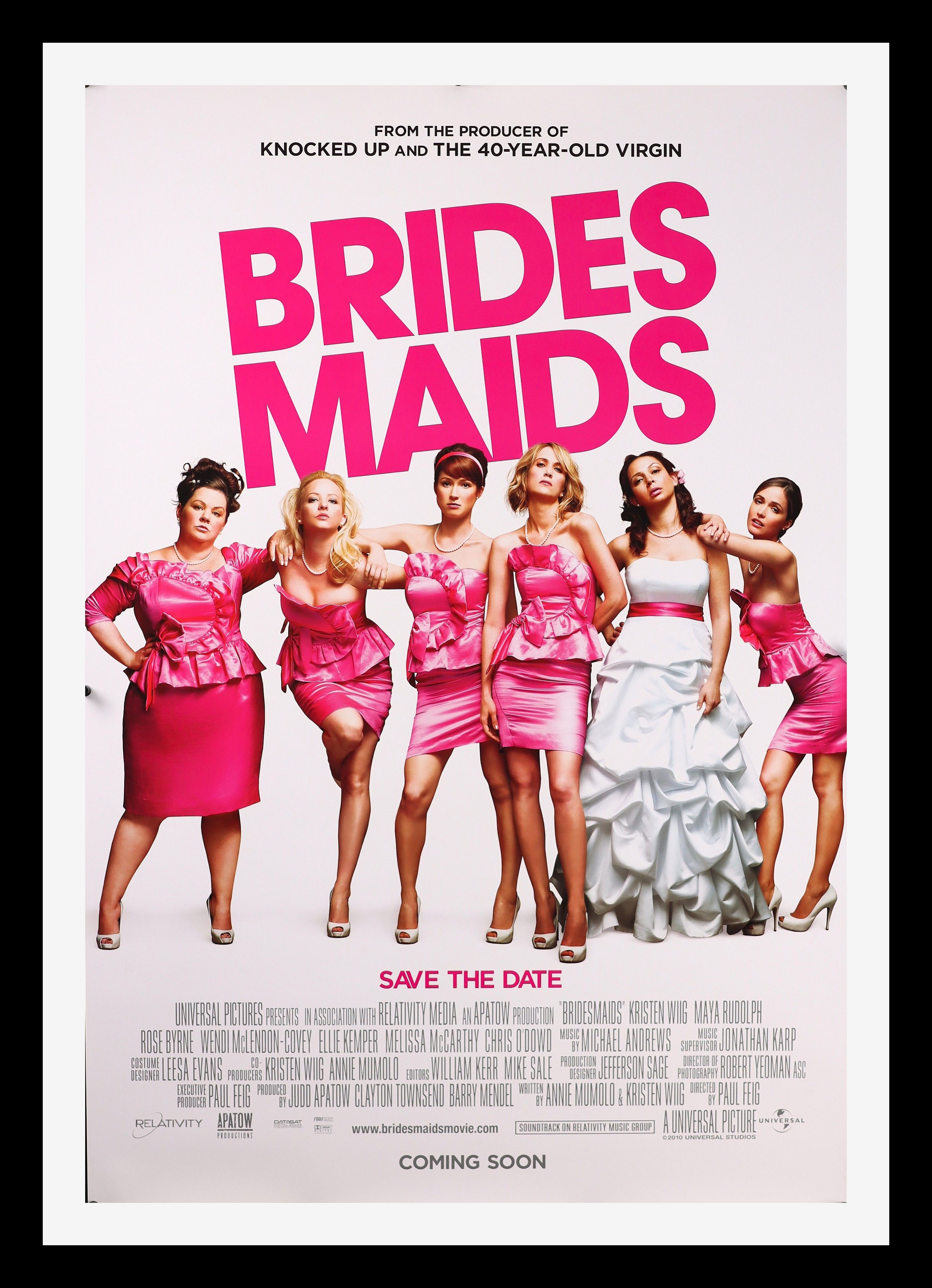Bridesmaids Original Movie Poster Famous Movie Posters bridesmaids-original-movie-poster-famous-movie-posters