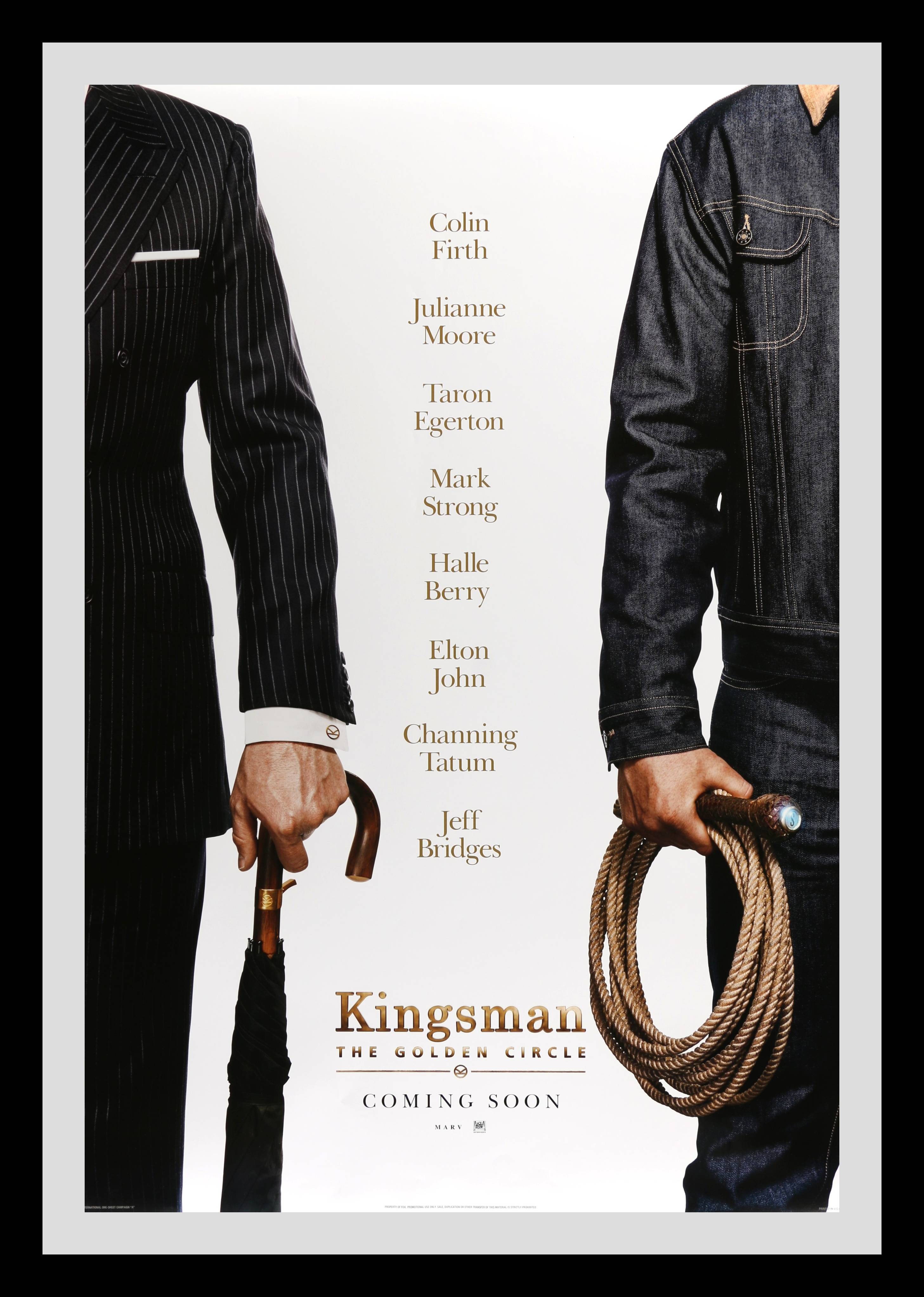 Kingsman: The Golden Circle Style B Original Movie Poster Famous Movie Posters