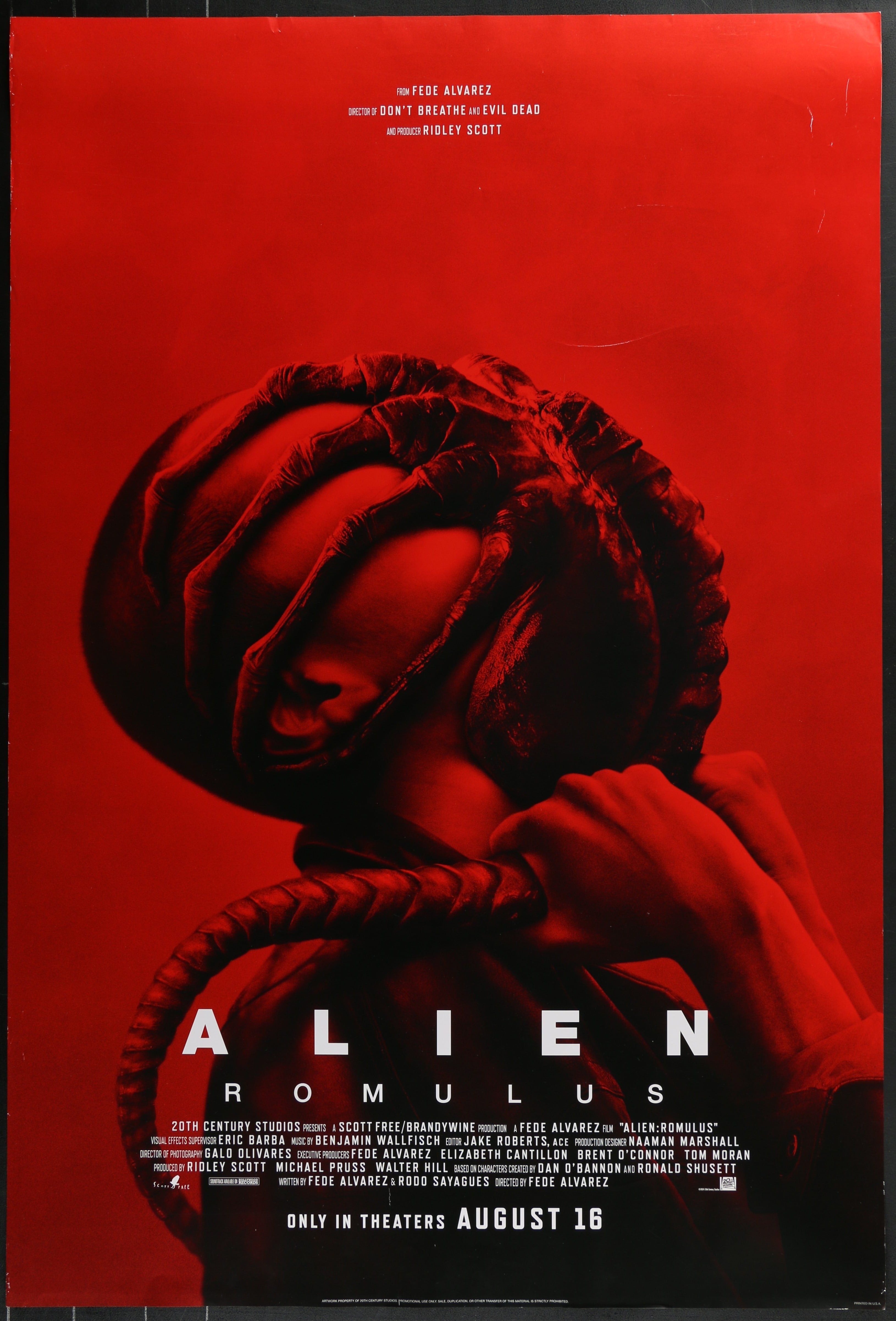 Ridley Scott acha Alien: Romulus médio e decide salvar a franquia