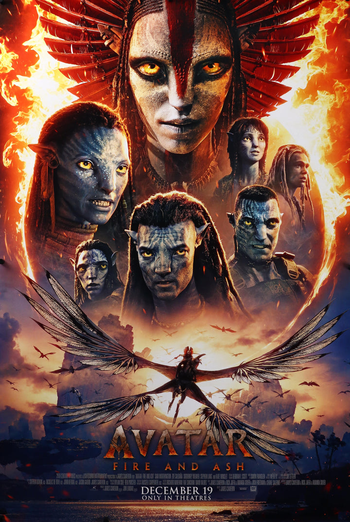 Avatar Fire and Ash Original Movie Poster - Famous Movie Posters