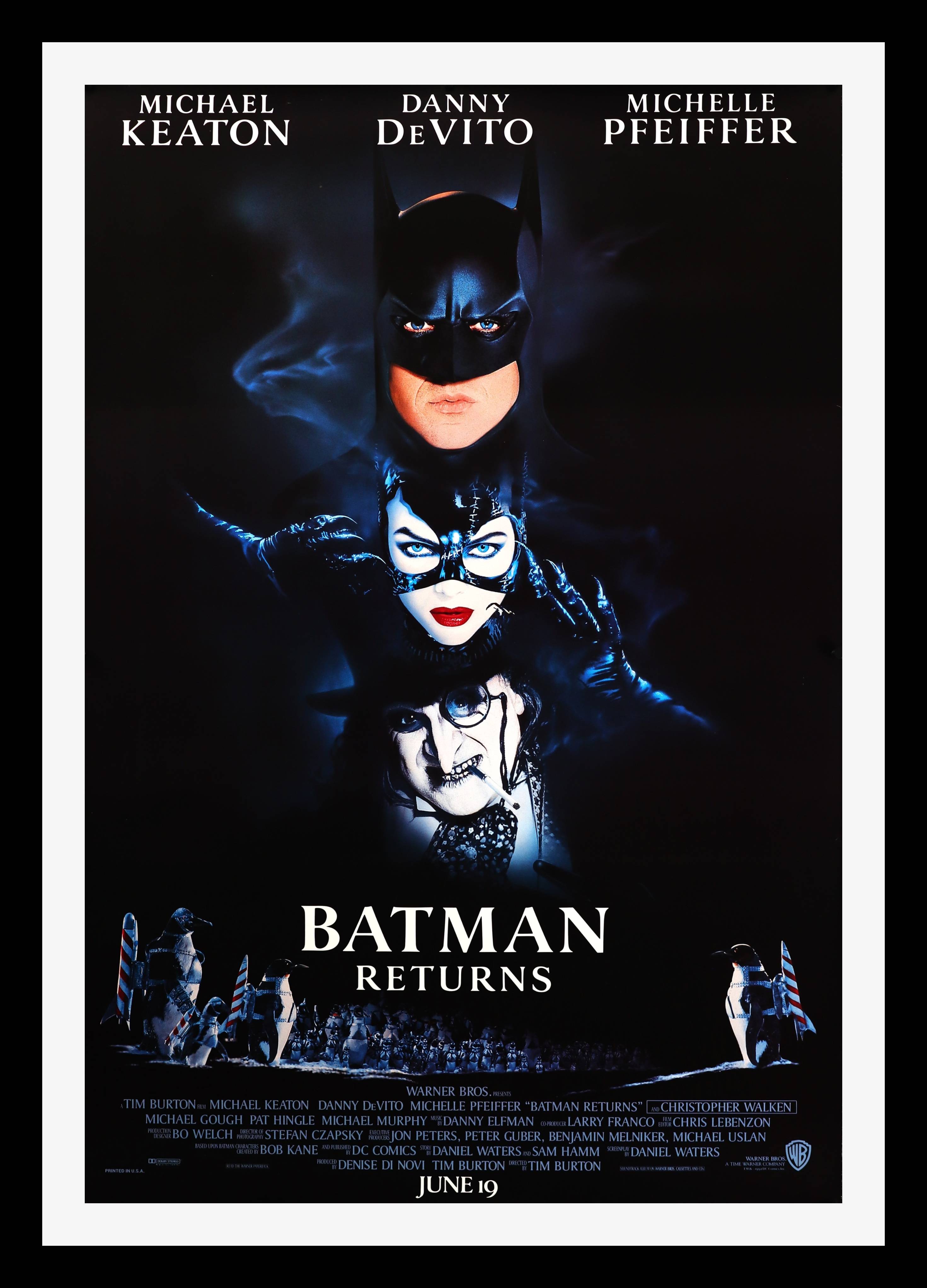 Batman Returns Original Movie Poster - Famous Movie Posters