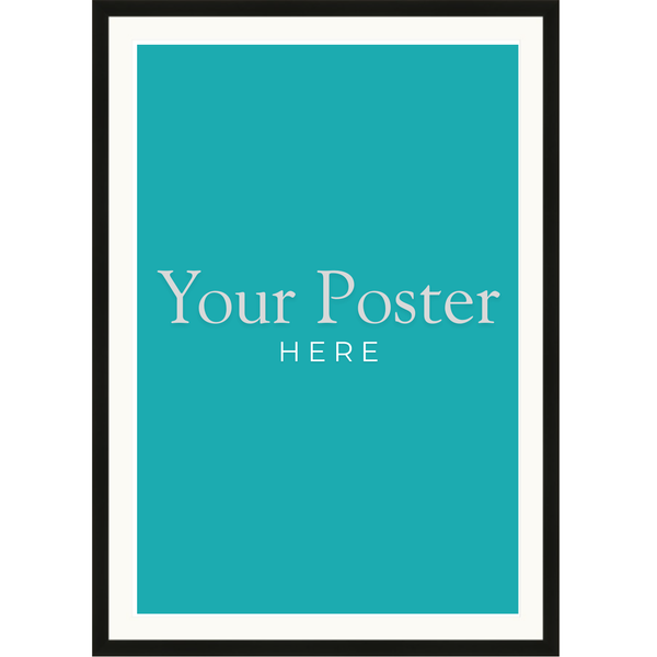 One Sheet Movie Poster Frame - Black