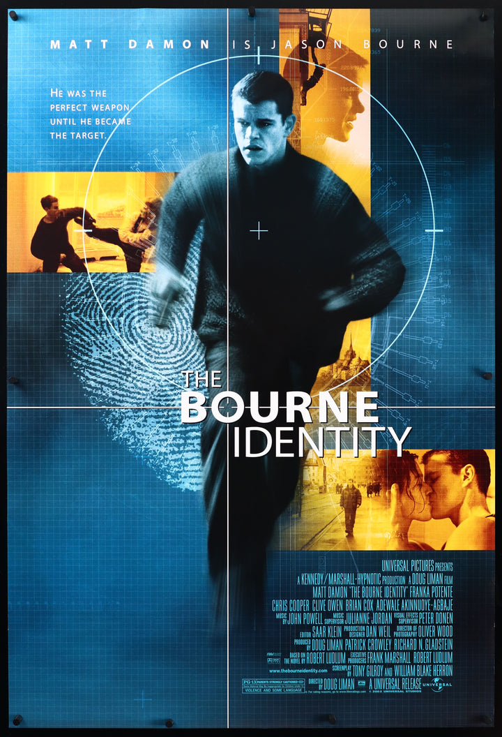 The Bourne Identity Original Movie Poster