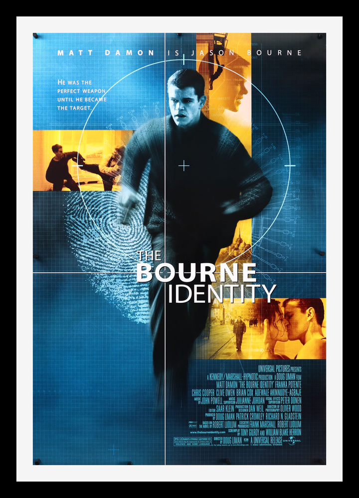 The Bourne Identity Original Movie Poster
