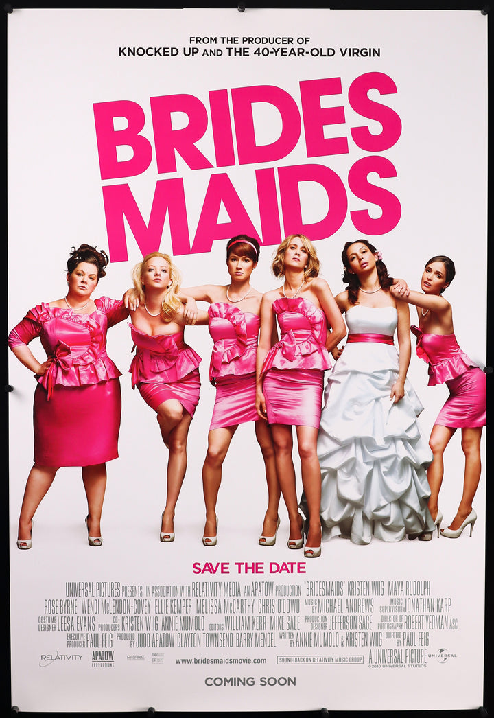 Bridesmaids Original Movie Poster