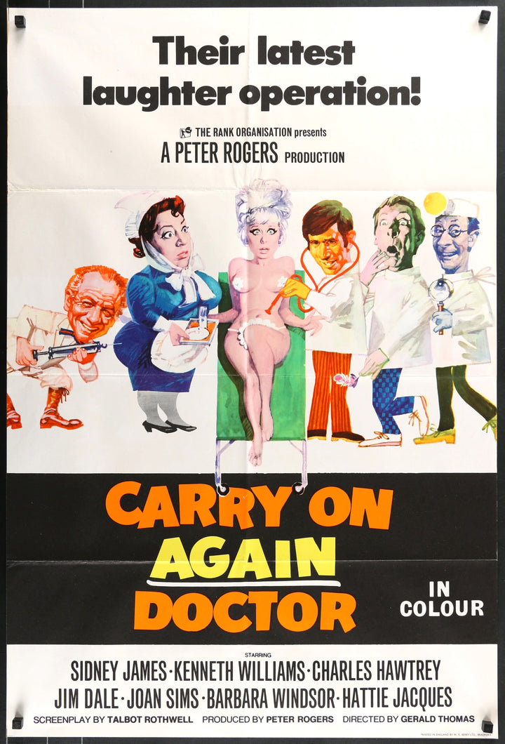 Carry on Again Doctor Original Movie Poster