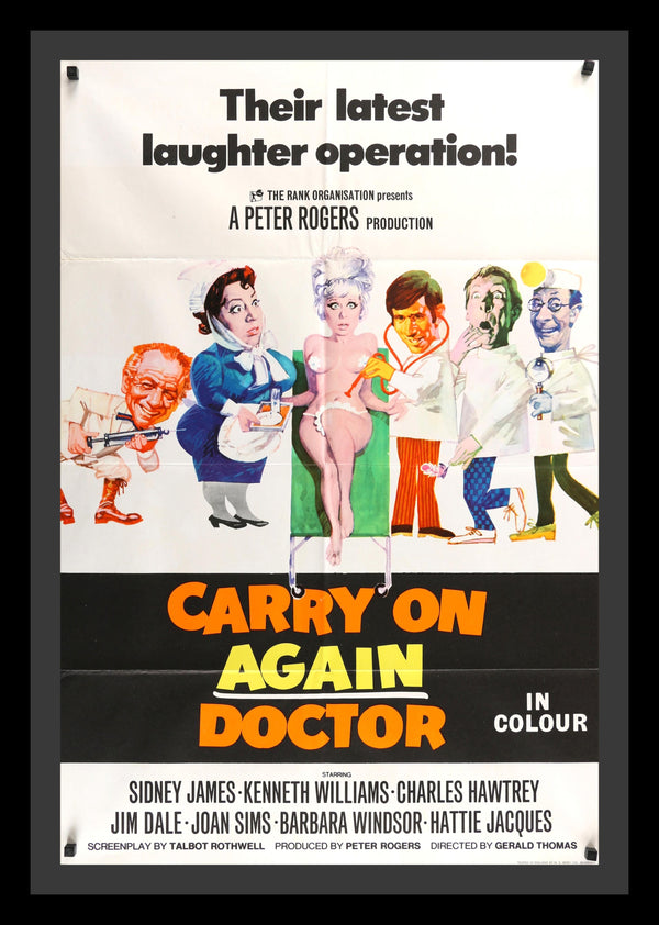 Carry on Again Doctor Original Movie Poster