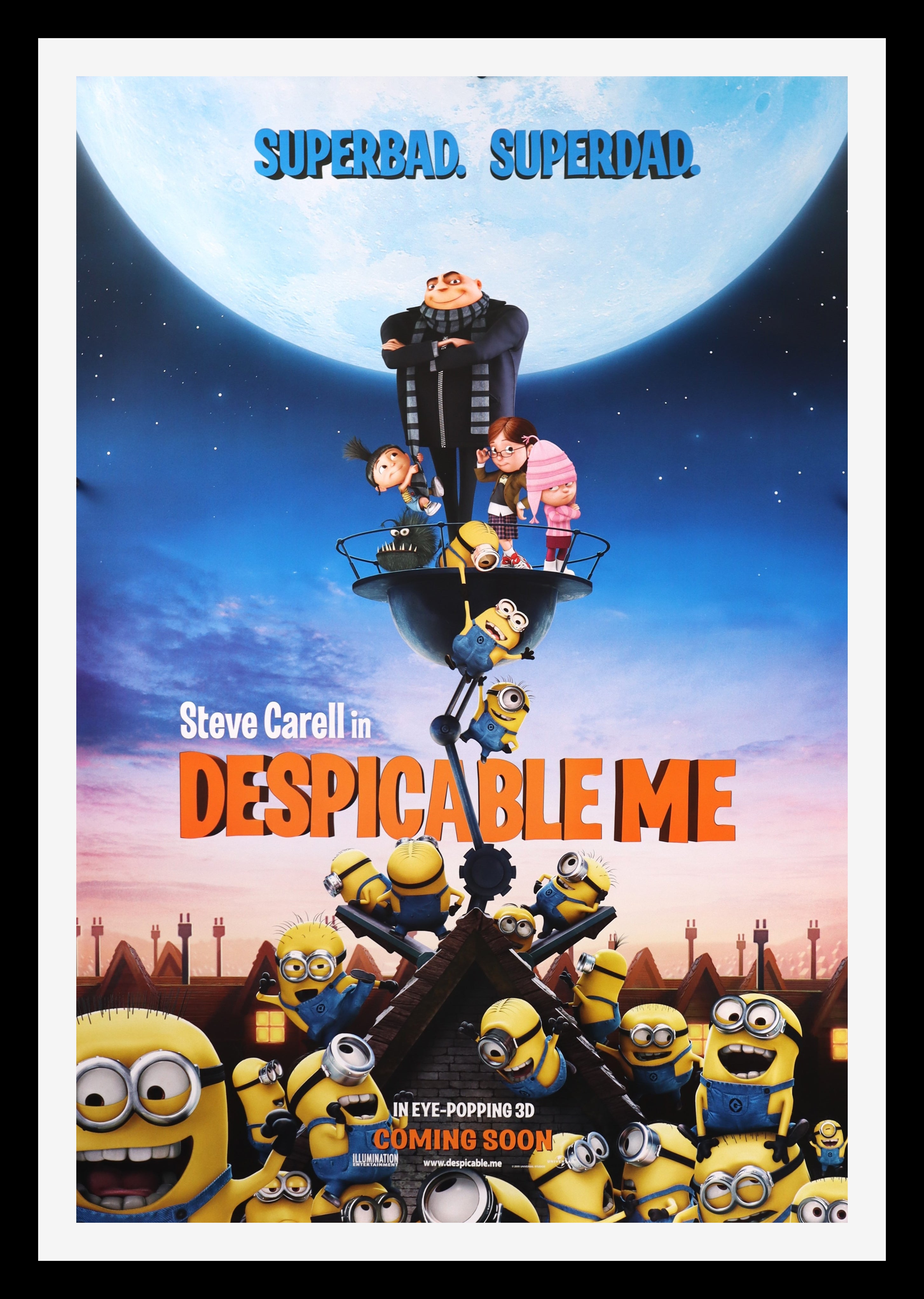 Despicable Me Original Movie Poster - Famous Movie Posters
