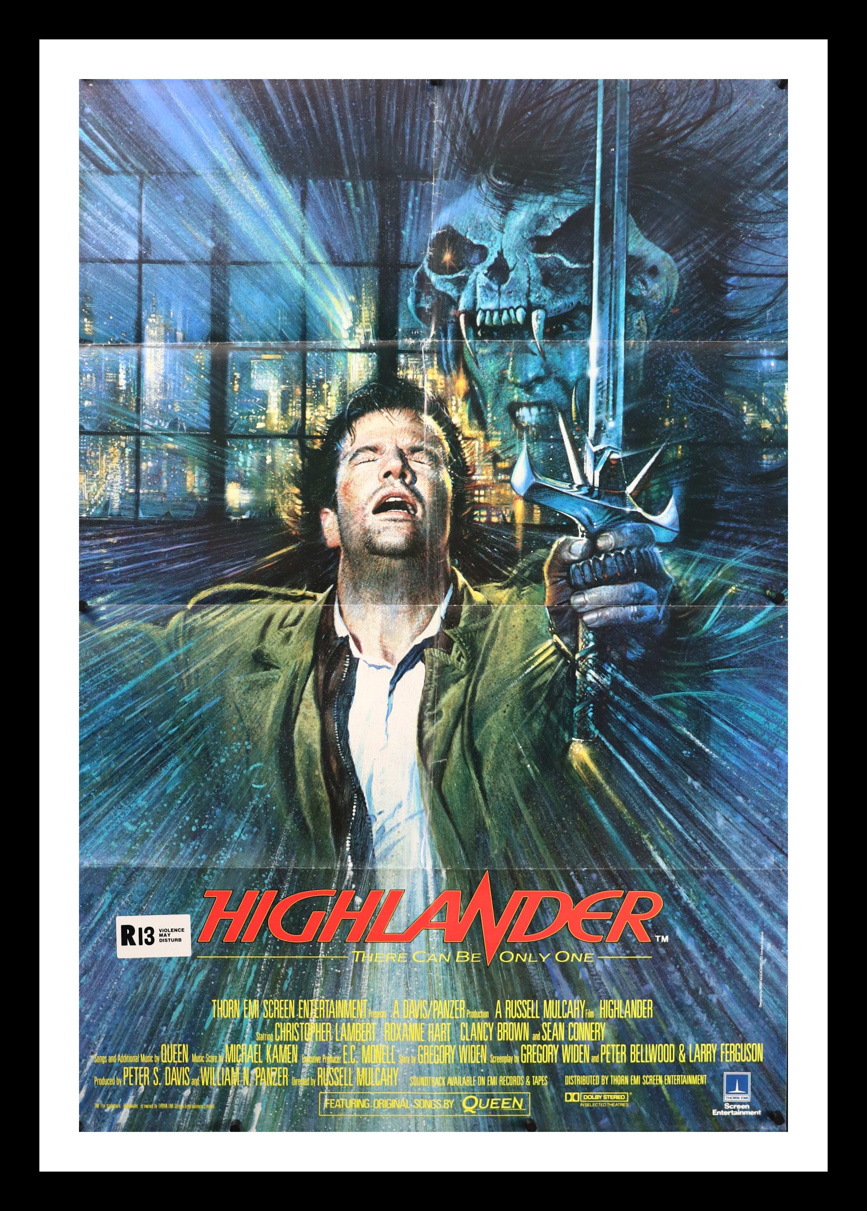 Highlander Original Movie Poster - Famous Movie Posters