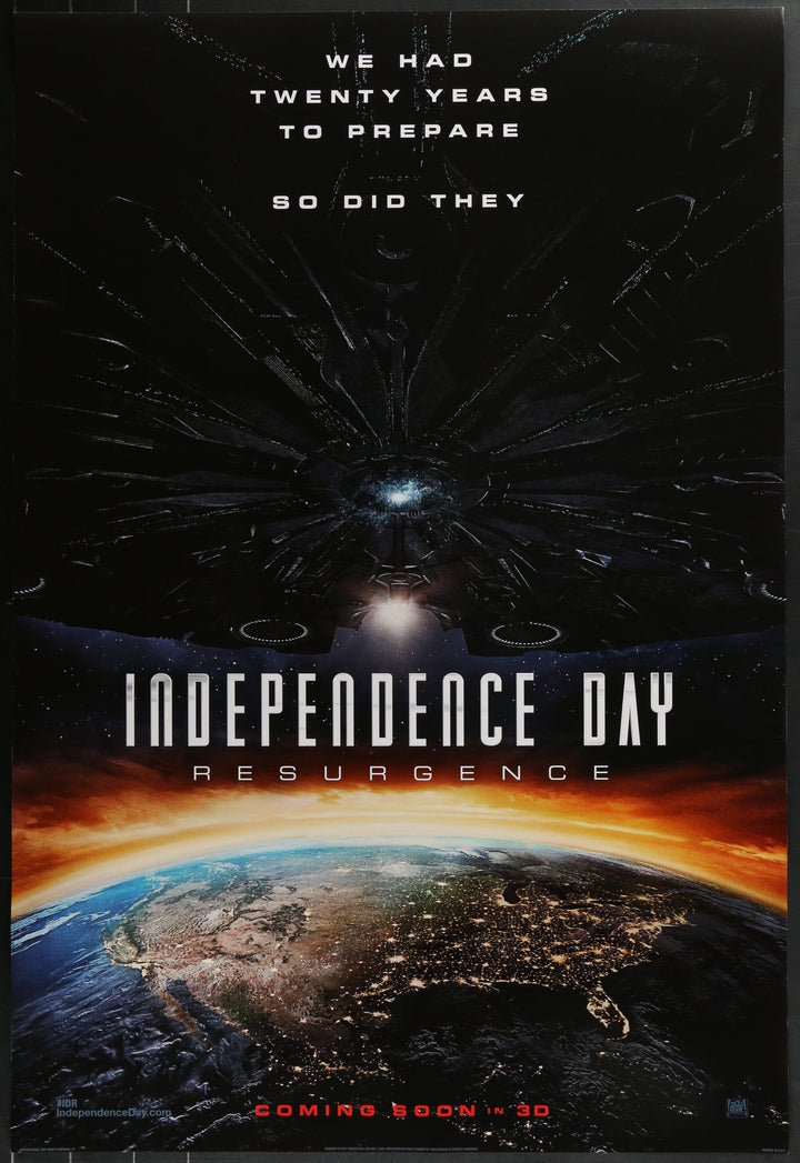 Independence Day: Resurgence Original Movie Poster