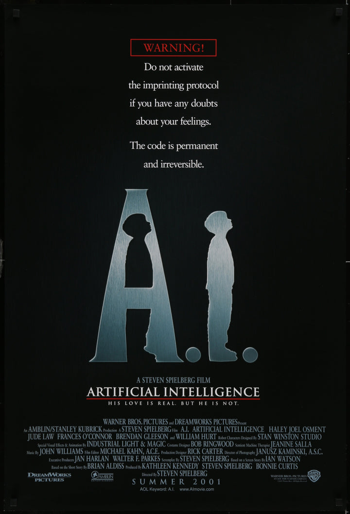 Artificial Intelligence Original Movie Poster