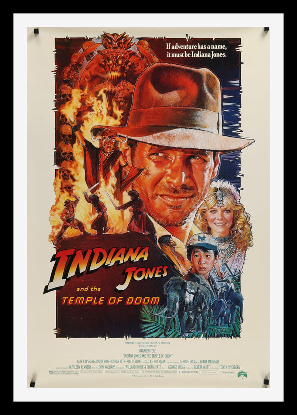 Indiana Jones and the Temple of Doom Original Movie Poster