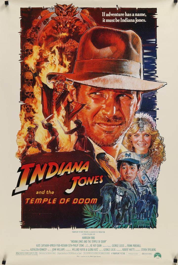 Indiana Jones and the Temple of Doom Original Movie Poster
