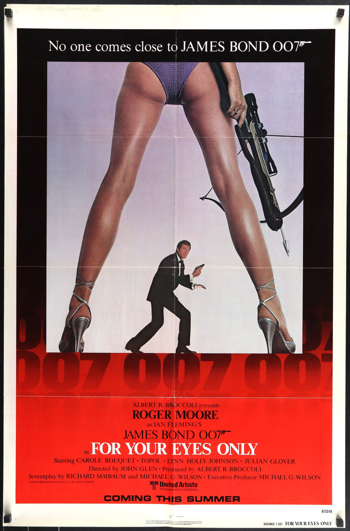 James Bond for Your Eyes Only (Advance) Original Movie Poster