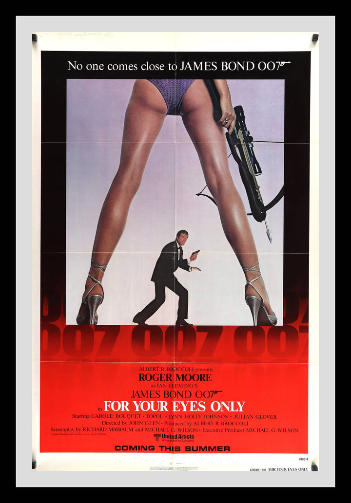 James Bond for Your Eyes Only (Advance) Original Movie Poster