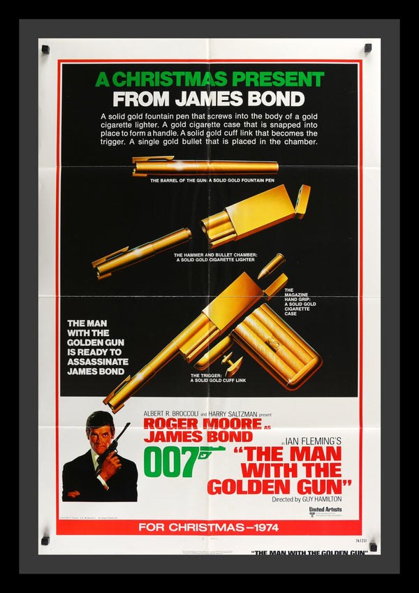 James Bond The Man with the Golden Gun (Teaser) Original Movie Poster