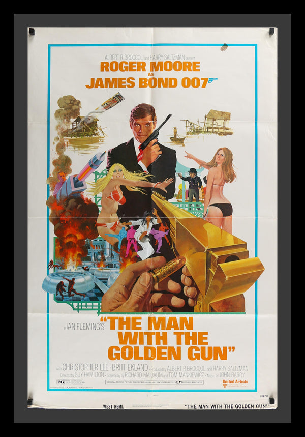 James Bond The Man with the Golden Gun Original Movie Poster