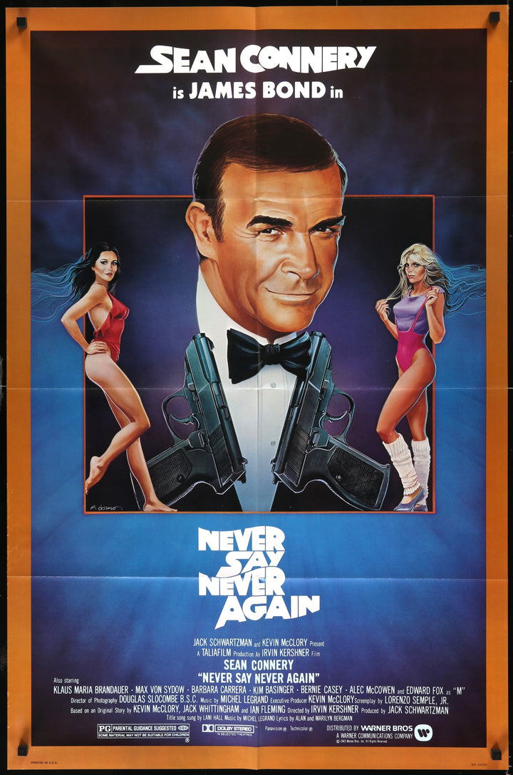 James Bond Never Say Never Again Original Movie Poster