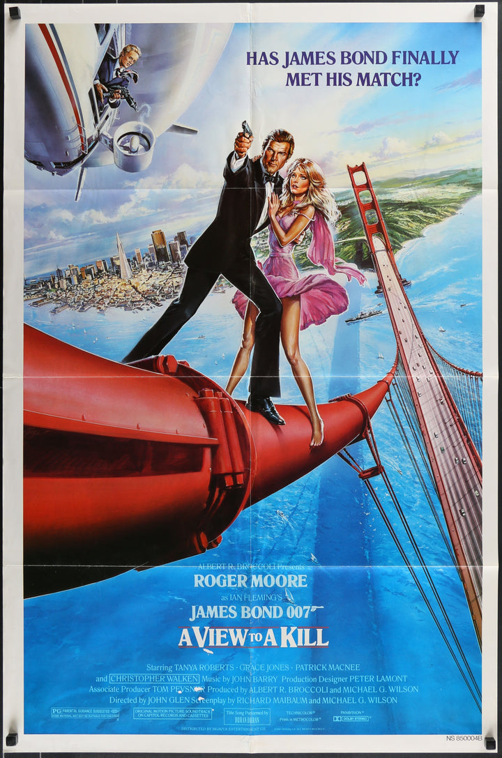 James Bond A View to a Kill Original Movie Poster