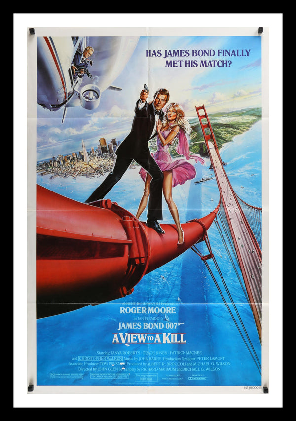 James Bond A View to a Kill Original Movie Poster