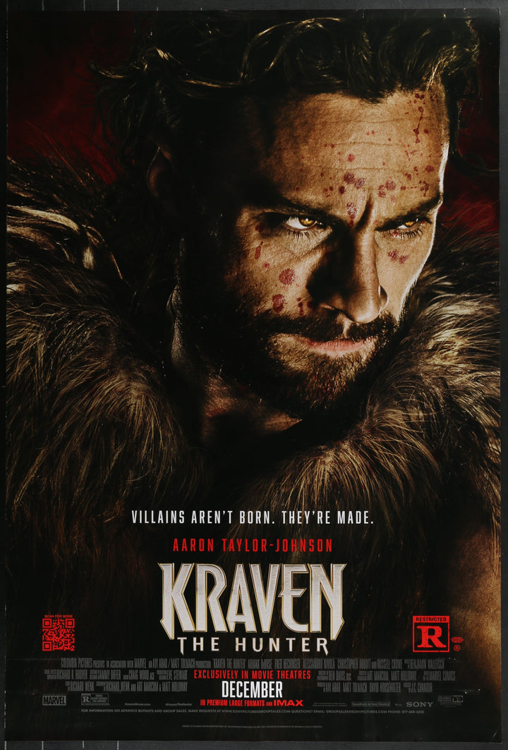Kraven the Hunter Original Movie Poster