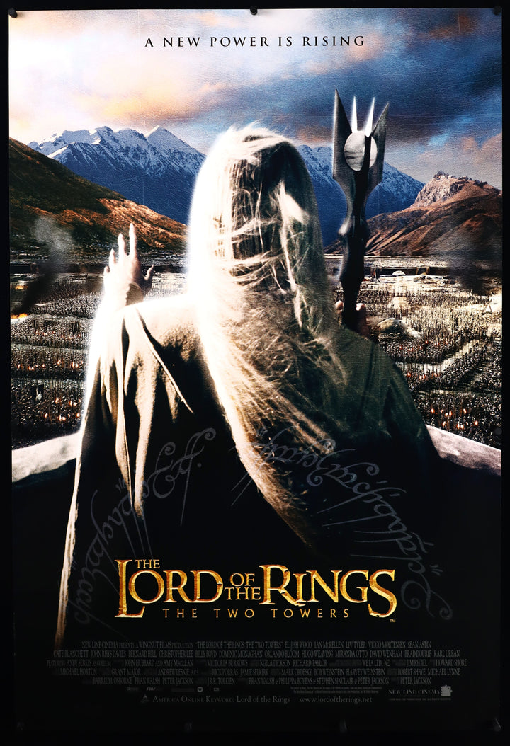 Lord of the Rings The Two Towers 2 Original Movie Poster