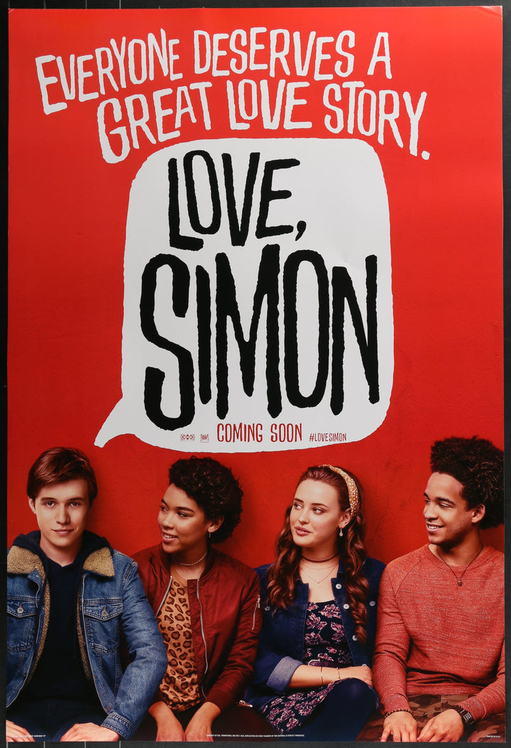 Love, Simon Original Movie Poster