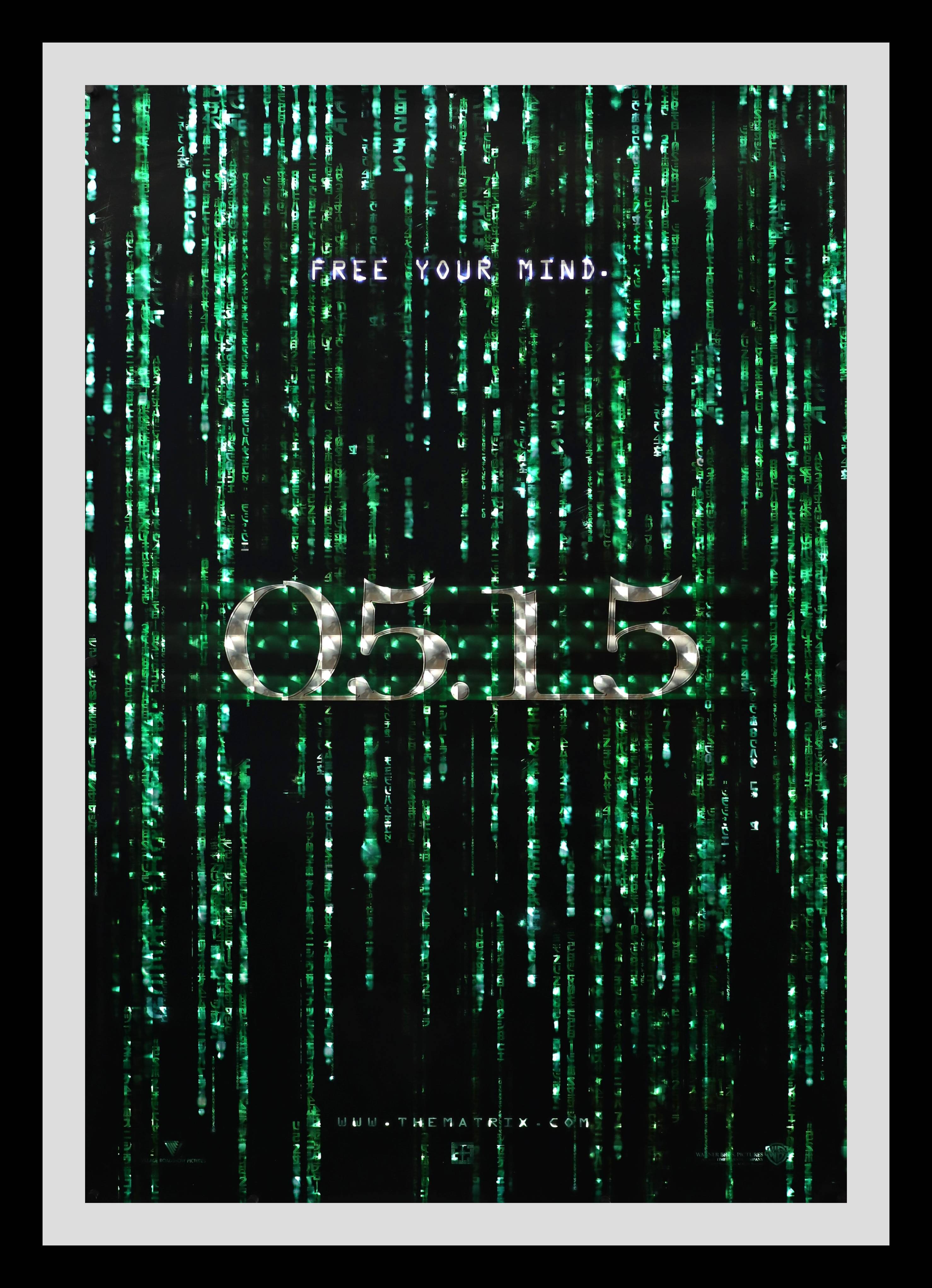 The Matrix Reloaded Original Movie Poster - Famous Movie Posters