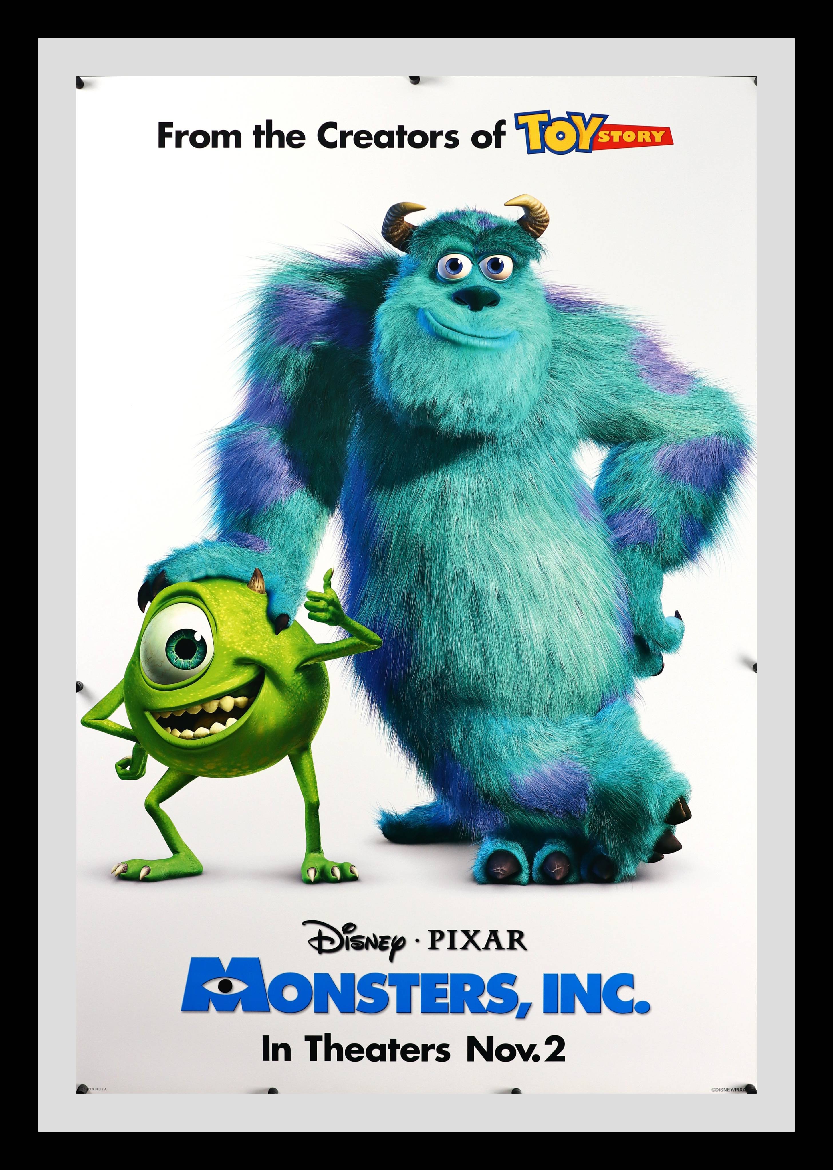 Monsters Inc Original Movie Poster Famous Movie Posters monsters-inc-original-movie-poster-famous-movie-posters