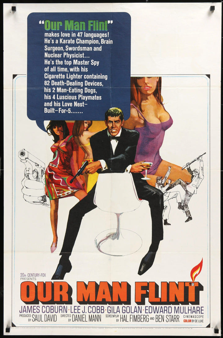 Our Man Flint Original Movie Poster