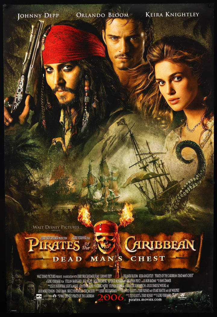 Pirates of the Caribbean - Dead Man's Chest Original Movie Poster