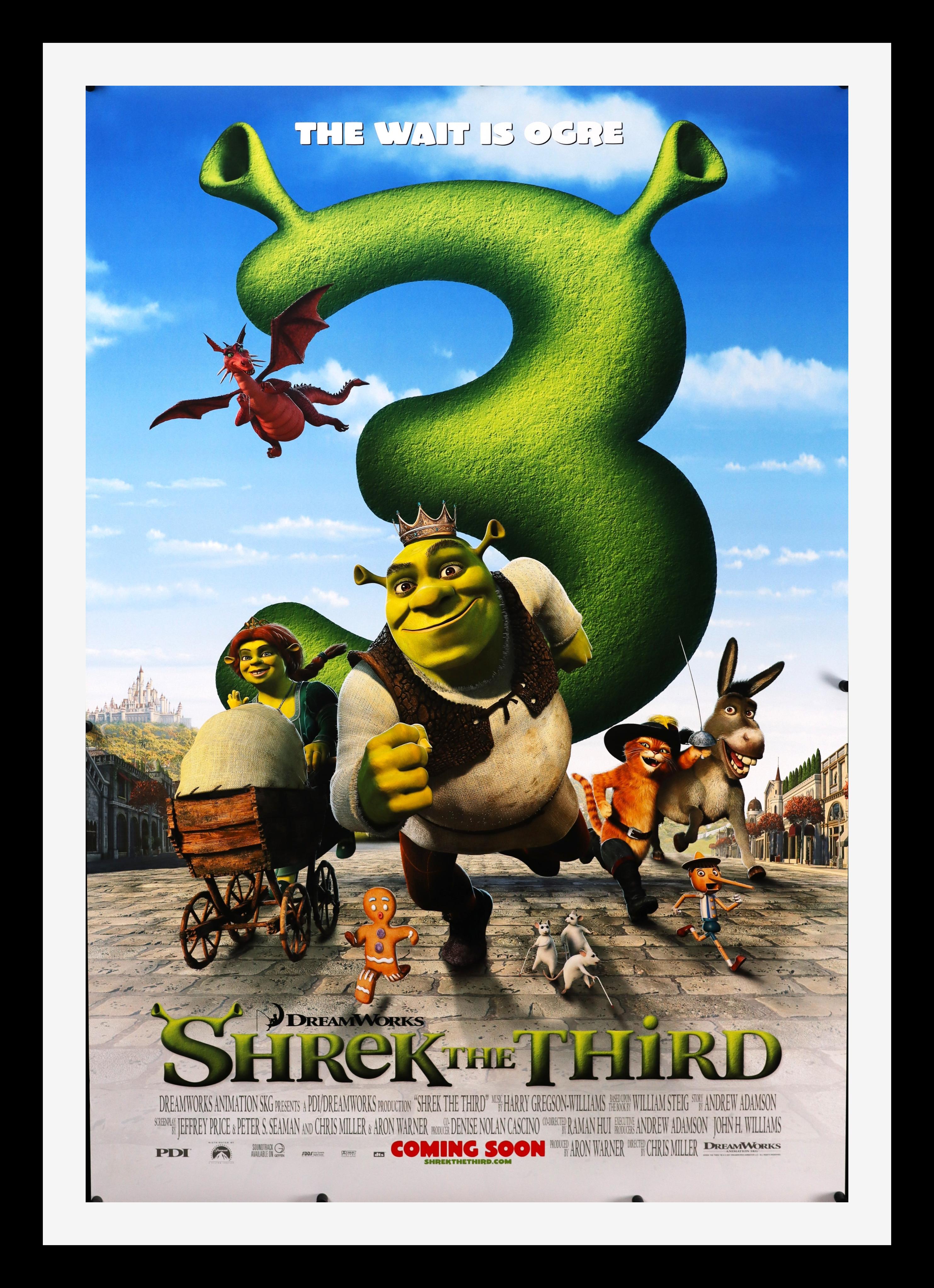 Shrek The Third Original Movie Poster Famous Movie Posters shrek-the-third-original-movie-poster-famous-movie-posters