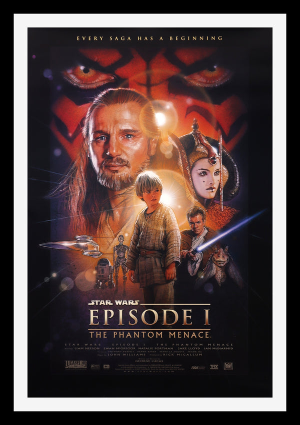 Star Wars Phantom Menace Episode I Original Movie Poster