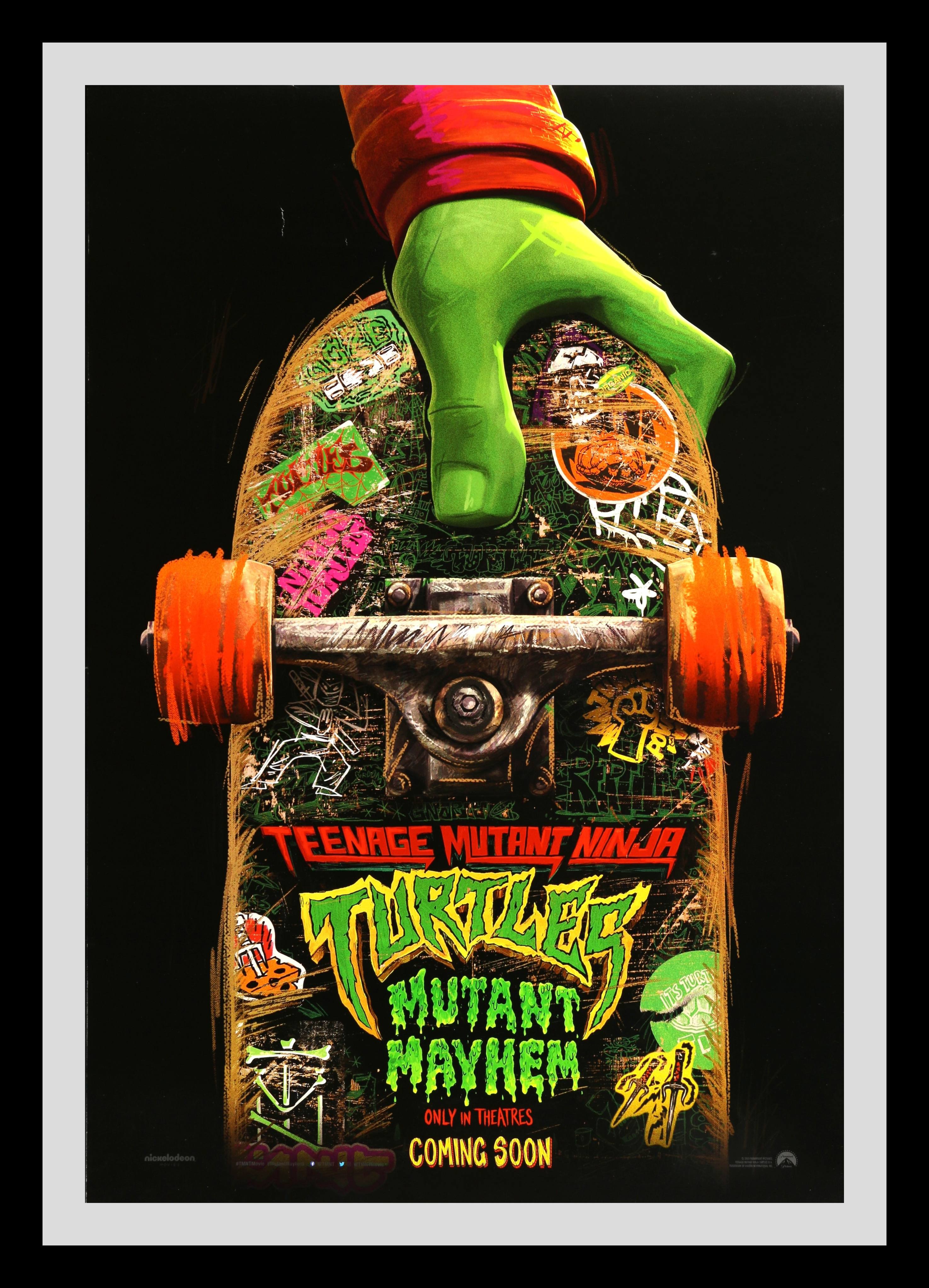 Mutant Python Movie Poster Teenage Mutant Ninja Turtles: Mutant Mayhem Original Movie Poster ...