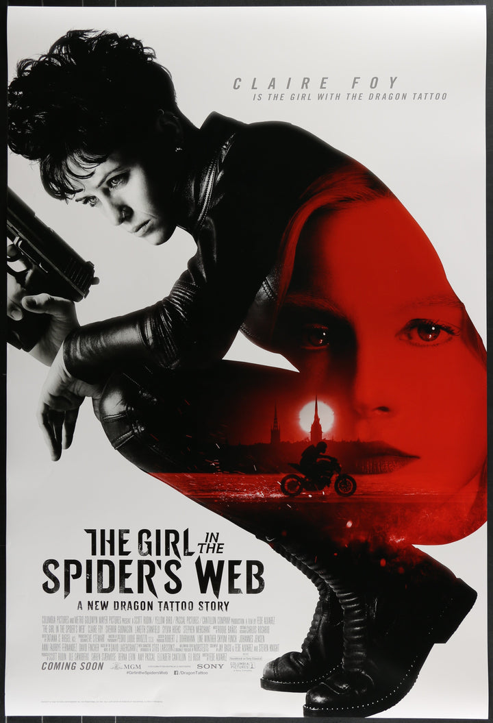 The Girl in the Spider's Web Style B Original Movie Poster