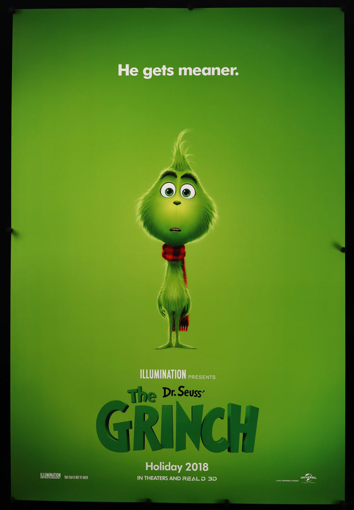 The Grinch (2018) Original Movie Poster - Main Image