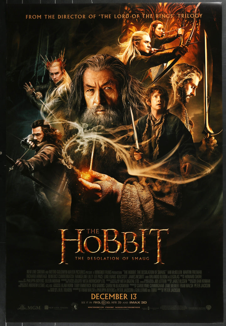 The Hobbit: The Desolation of Smaug Original Movie Poster