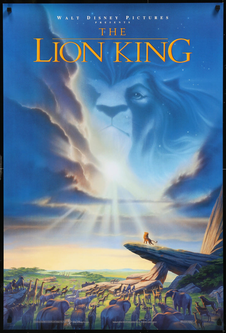 The Lion King Style B Original Movie Poster