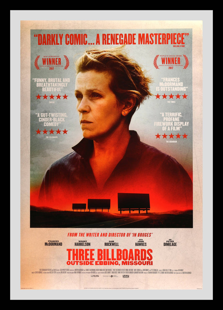 Three Billboards Outside Ebbing, Missouri Style B Original Movie Poster