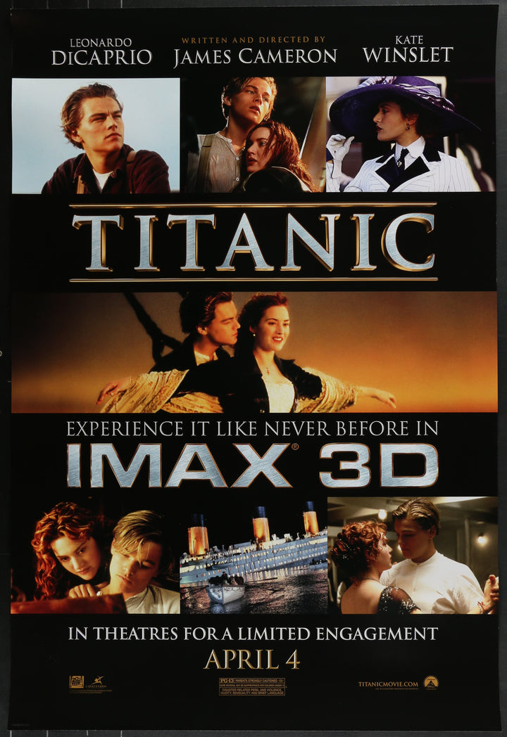 Titanic IMAX Style Original Movie Poster