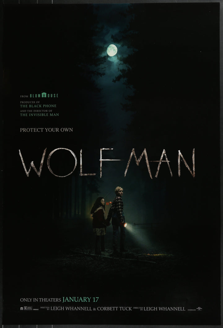 Wolf Man Style B Original Movie Poster