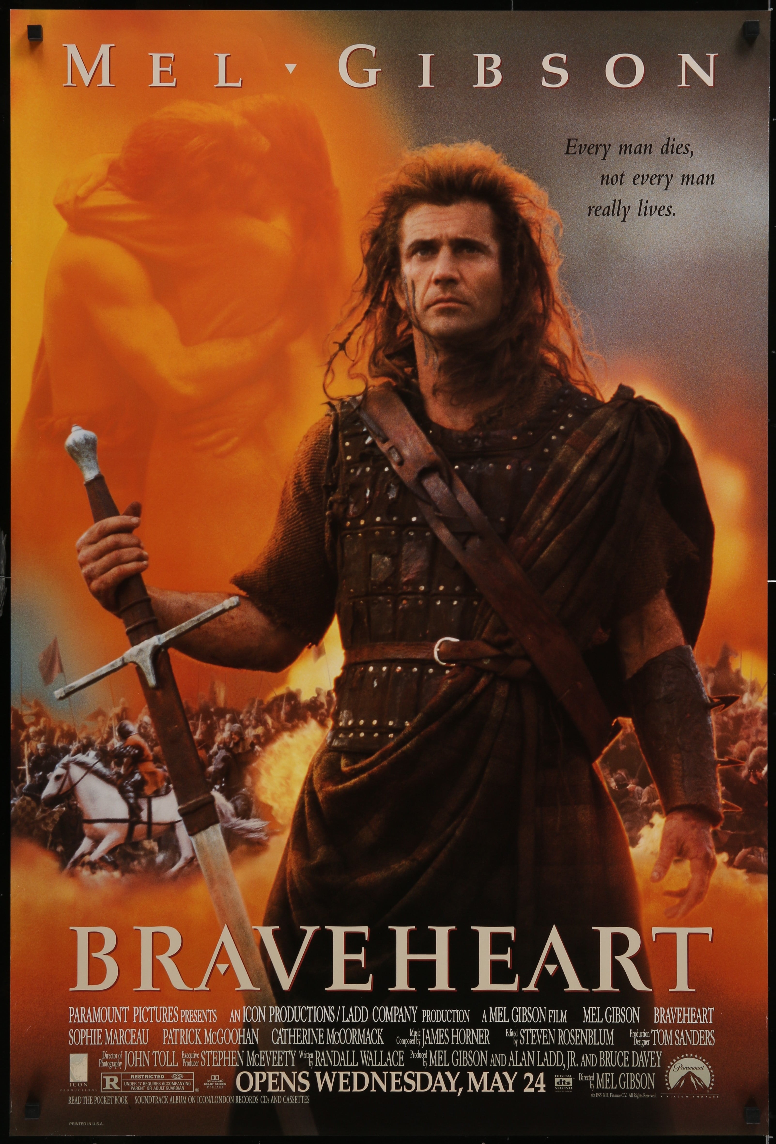 Braveheart Original Movie Poster - Famous Movie Posters