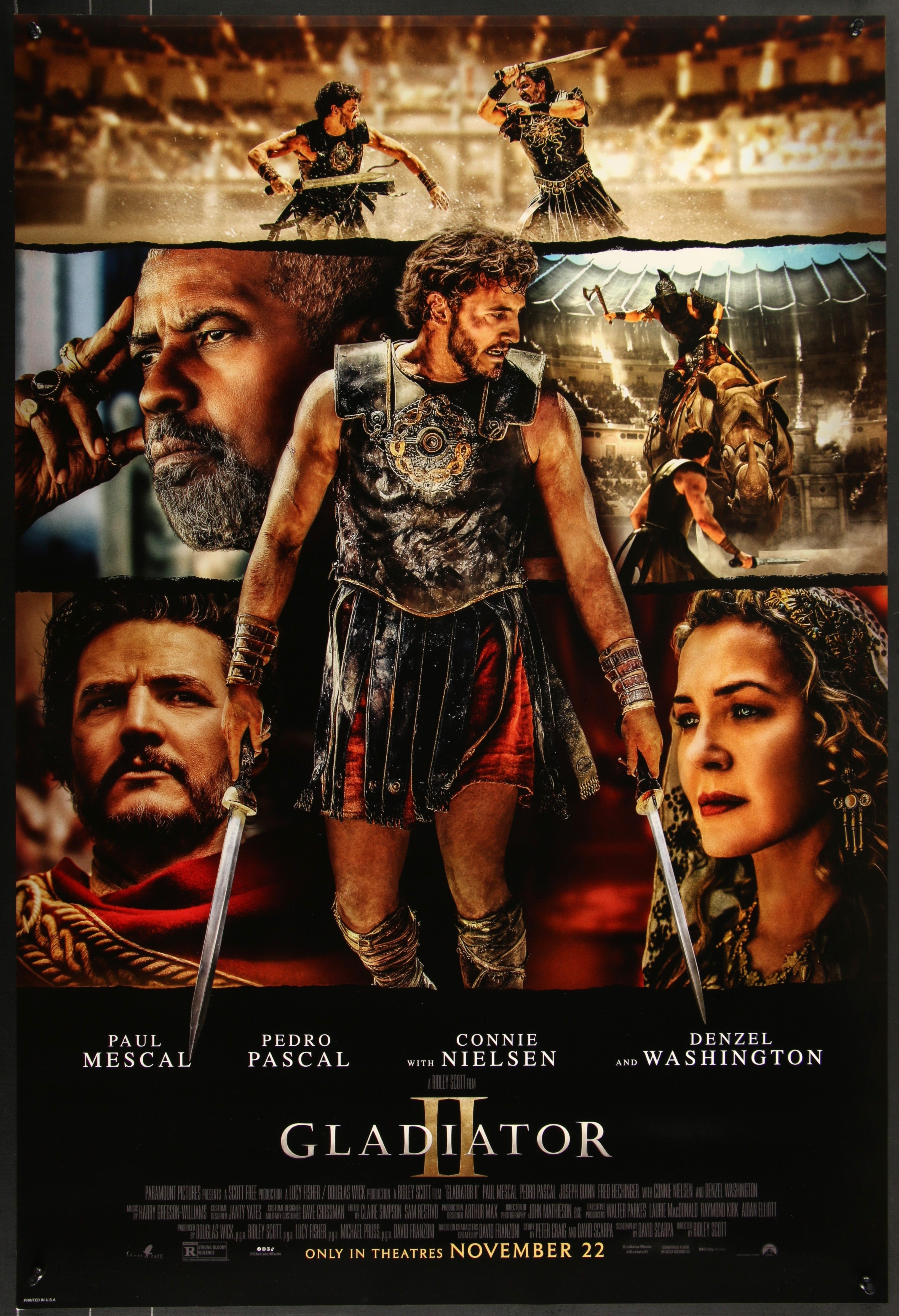 Gladiator II Original Movie Poster Famous Movie Posters gladiator-ii-original-movie-poster-famous-movie-posters