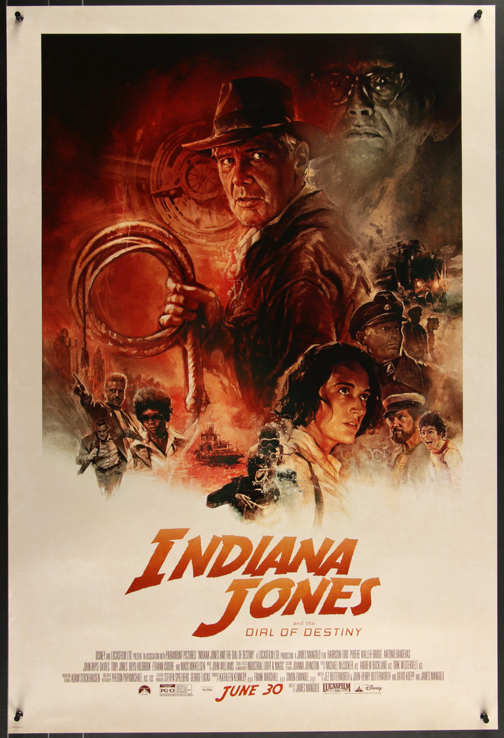 Indiana Jones and the Dial of Destiny Original Movie Poster