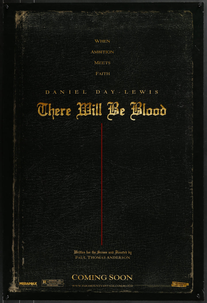 There Will Be Blood Original Movie Poster