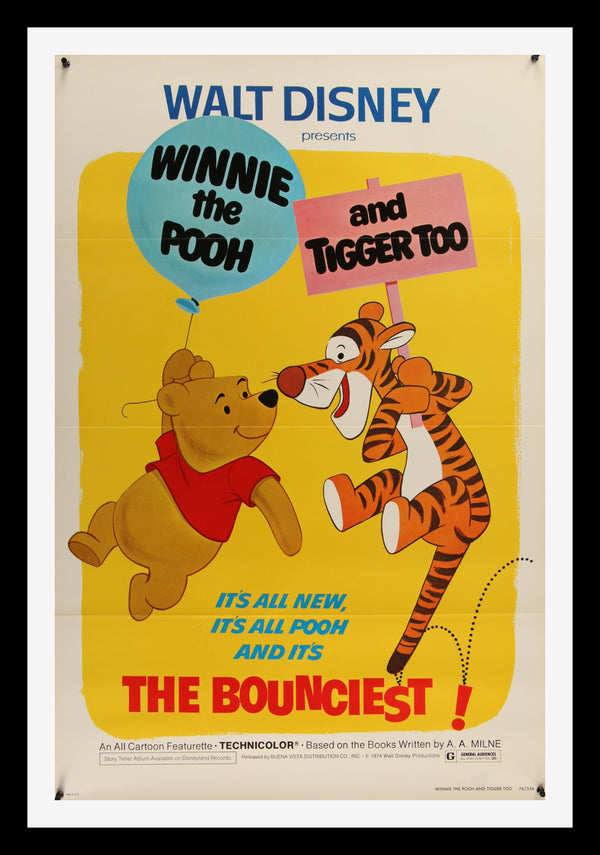 Winnie the Pooh and Tigger Too Original Movie Poster